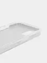 Серебряный чехол блестящий iPhone 13 накладка с блёстками