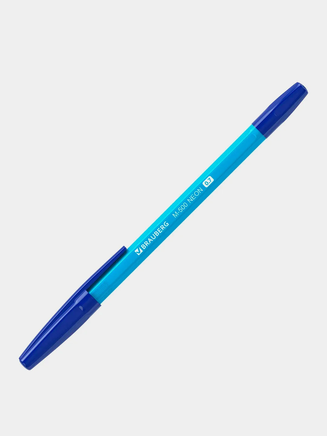 Ручка шариковая Brauberg M-500 Neon, синяя, 50 штук, 0,35 мм, 880396