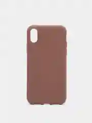 Хаки силиконовый чехол на iPhone X / iPhone XS / iPhone XR