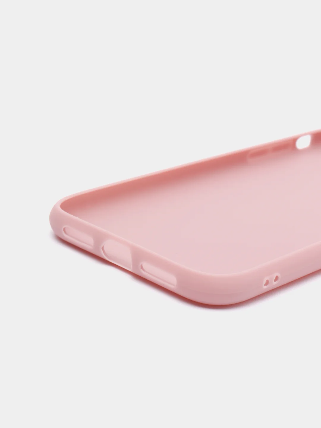 Коралловый меланж силиконовый чехол на iPhone X / iPhone XS / iPhone XR