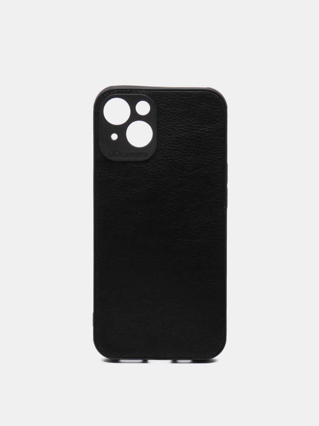 Черный чехол IPhone 13 / 13 Mini / 13Pro / 13ProMax силиконовый, имитация кожи