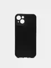 Черный чехол IPhone 13 / 13 Mini / 13Pro / 13ProMax силиконовый, имитация кожи