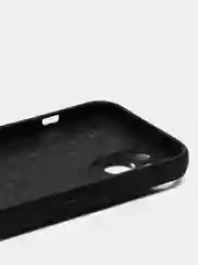 Черный чехол IPhone 13 / 13 Mini / 13Pro / 13ProMax силиконовый, имитация кожи