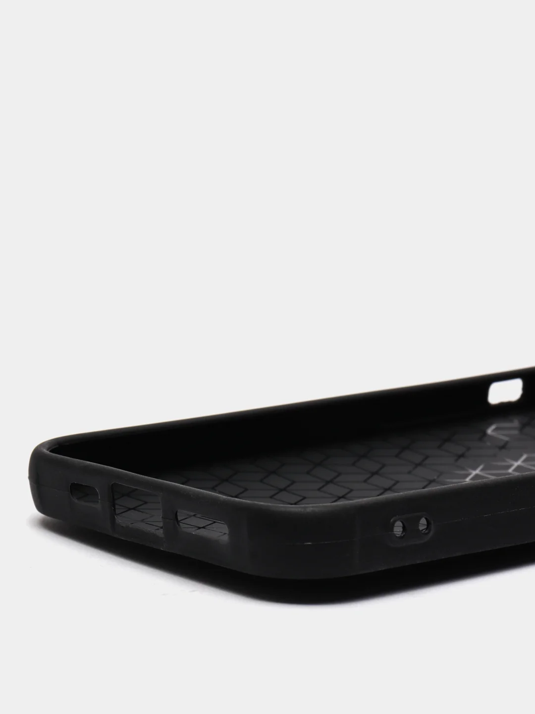 Черный чехол IPhone 13 / 13 Mini / 13Pro / 13ProMax силиконовый, имитация кожи