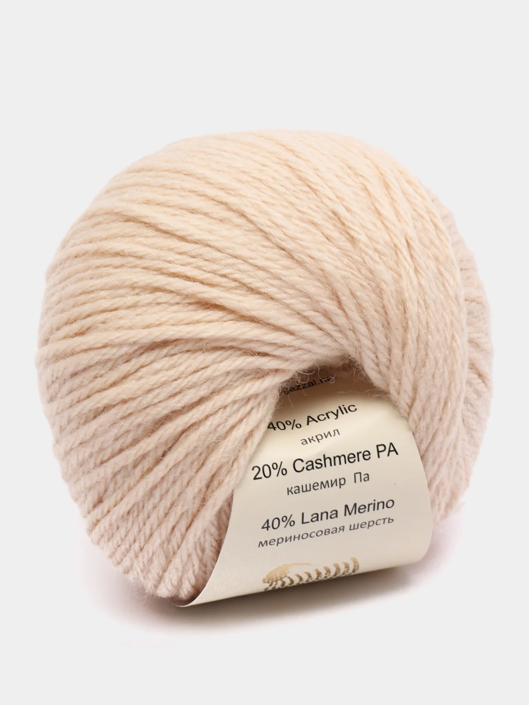 Бежевый пряжа Gazzal Baby Wool XL 40% Полиакрил 40% Мериносовая шерсть 20% Кашемир ПА 50г 100м