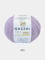 Конфетный пряжа Gazzal Baby Wool XL 40% Полиакрил 40% Мериносовая шерсть 20% Кашемир ПА 50г 100м