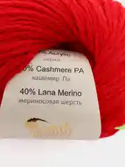 Красный пряжа Gazzal Baby Wool XL 40% Полиакрил 40% Мериносовая шерсть 20% Кашемир ПА 50г 100м