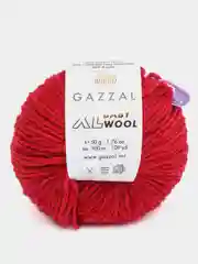 Багровый пряжа Gazzal Baby Wool XL 40% Полиакрил 40% Мериносовая шерсть 20% Кашемир ПА 50г 100м