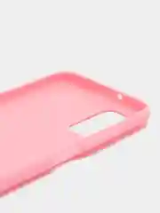 Розовый матовый чехол для Samsung Galaxy A03S, силиконовый