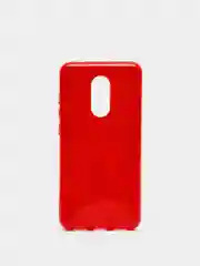 Алый силиконовый усиленный с блестками чехол Xiaomi Redmi 5