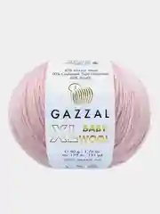 Розовый пряжа Gazzal Baby Wool XL 40% Полиакрил 40% Мериносовая шерсть 20% Кашемир ПА 50г 100м