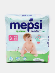 Подгузники- Трусики Mepsi М (6-11 кг.) 58 шт