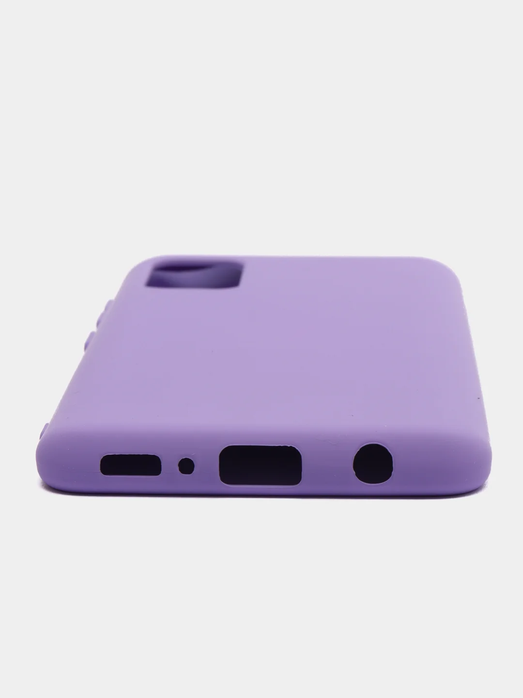Фиолетовый чехол Silicone Cover для Samsung Galaxy A41, Самсунг Галакси А41 силиконовый