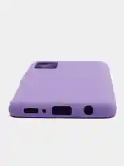 Фиолетовый чехол Silicone Cover для Samsung Galaxy A41, Самсунг Галакси А41 силиконовый