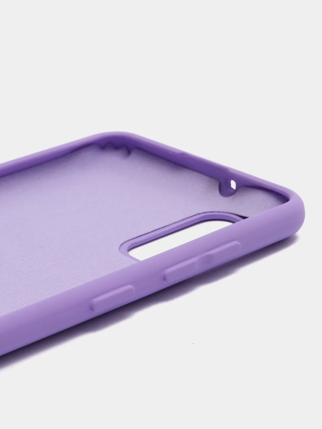 Фиолетовый чехол Silicone Cover для Samsung Galaxy A41, Самсунг Галакси А41 силиконовый