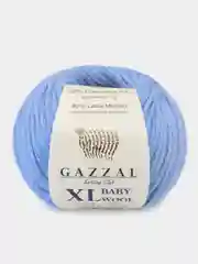 Небесно-голубой пряжа Gazzal Baby Wool XL 40% Полиакрил 40% Мериносовая шерсть 20% Кашемир ПА 50г 100м