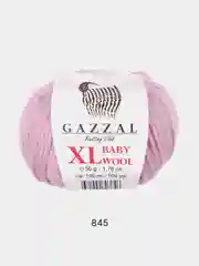 Прозрачный пряжа Gazzal Baby Wool XL 40% Полиакрил 40% Мериносовая шерсть 20% Кашемир ПА 50г 100м