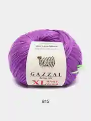 Пурпурный пряжа Gazzal Baby Wool XL 40% Полиакрил 40% Мериносовая шерсть 20% Кашемир ПА 50г 100м