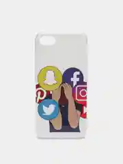 Синий меланж чехол Apple iPhone 7 / 8 / SE 2020, 5 / 5s / SE 2016, 7 Plus / 8+ силиконовый с рисунком