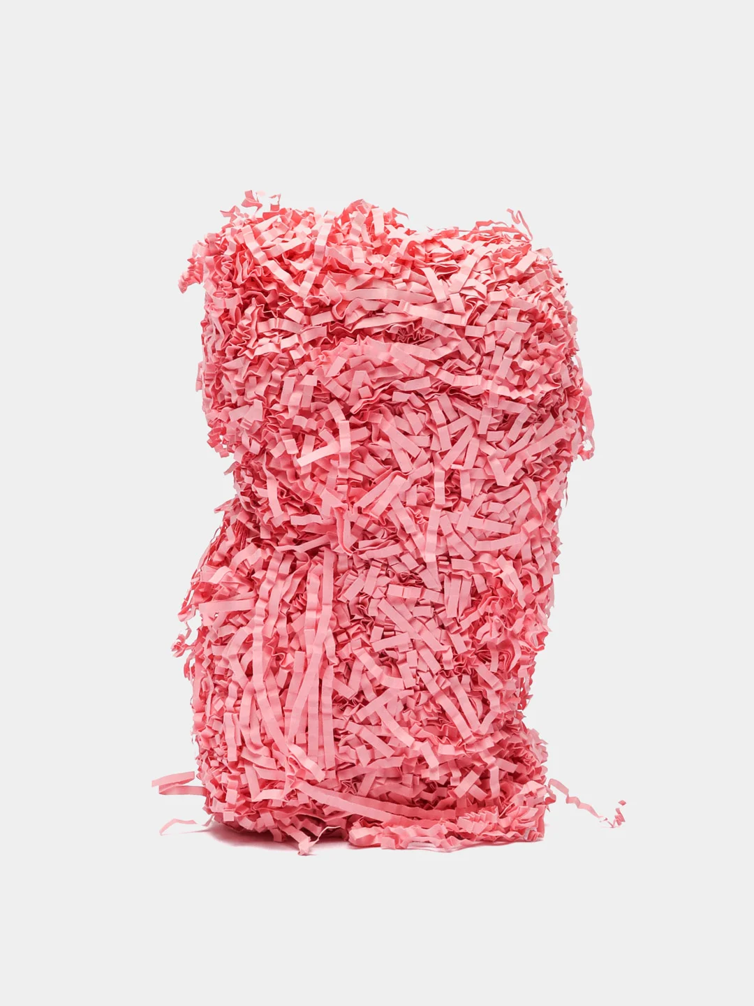 Кораллово-розовый бумажный наполнитель для подарочных коробок