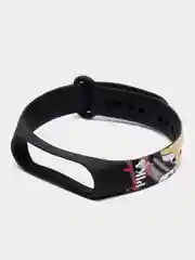 Багровый силиконовый ремешок ПИКАЧУ для Xiaomi mi band 3 / 4 / 5 / 6