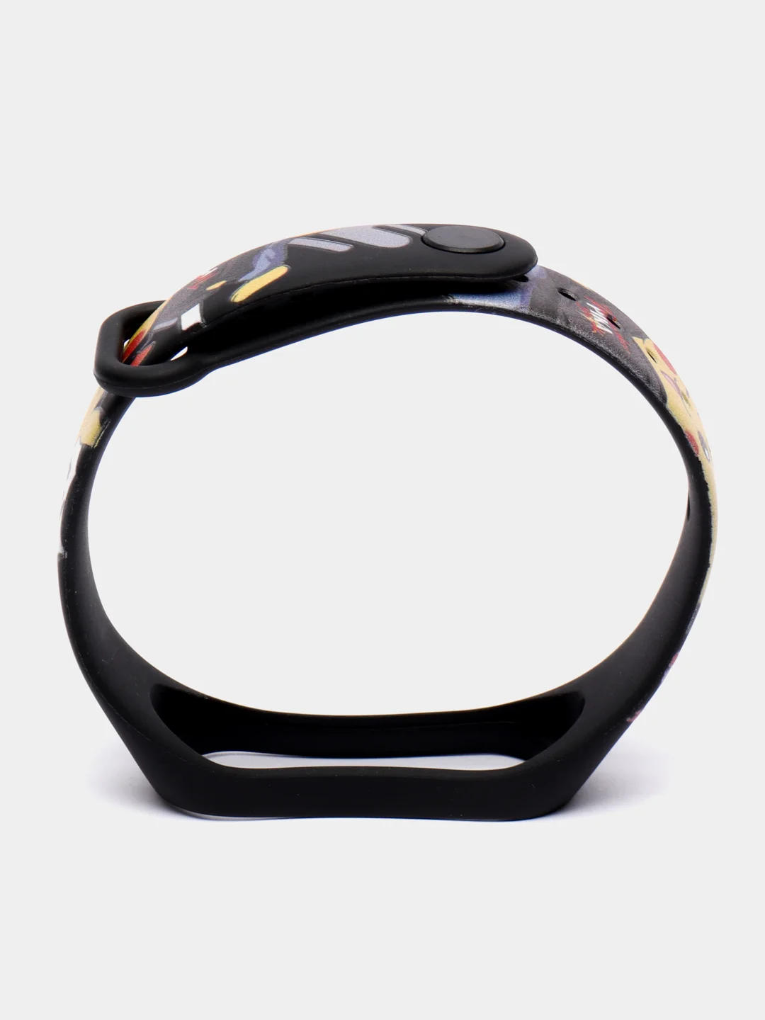 Багровый силиконовый ремешок ПИКАЧУ для Xiaomi mi band 3 / 4 / 5 / 6
