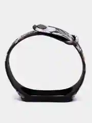 Кремовый силиконовый ремешок для Xiaomi mi band 3 / 4 / 5 / 6 / 7 принты с цветами