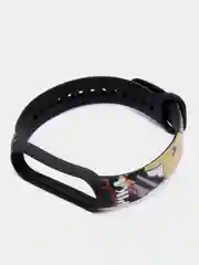 Багровый силиконовый ремешок ПИКАЧУ для Xiaomi mi band 3 / 4 / 5 / 6
