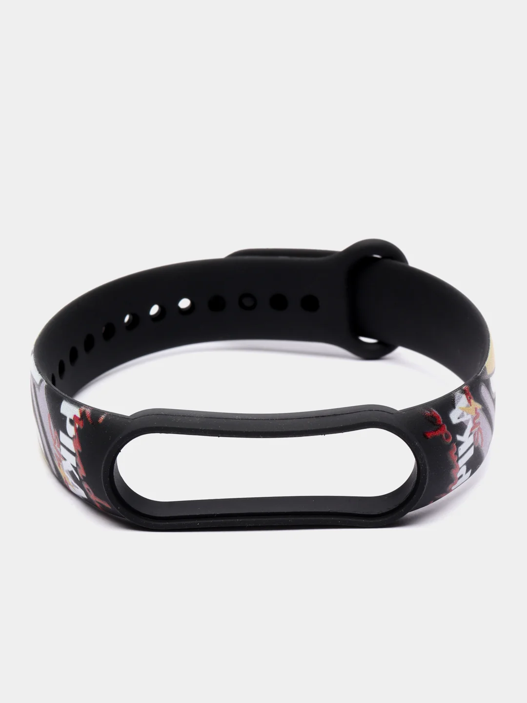 Багровый силиконовый ремешок ПИКАЧУ для Xiaomi mi band 3 / 4 / 5 / 6