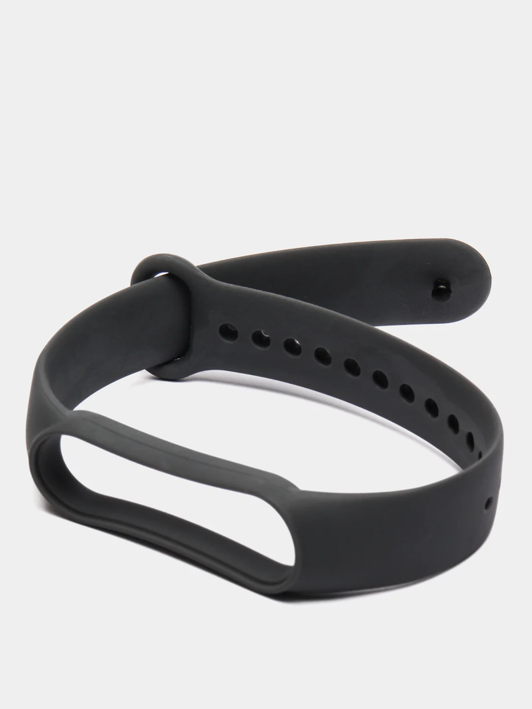 Угольный силиконовый ремешок Xiaomi Mi Band 5 / Band 6