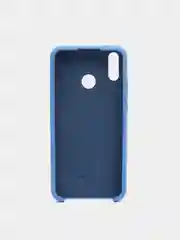 Синий чехол силиконовый Silicone Cover Case для Huawei Honor Y6, 8A, Y9 2019