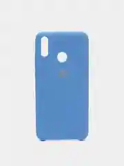 Синий чехол силиконовый Silicone Cover Case для Huawei Honor Y6, 8A, Y9 2019