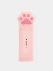 Розовый пенал школьный "Cat", пластик
