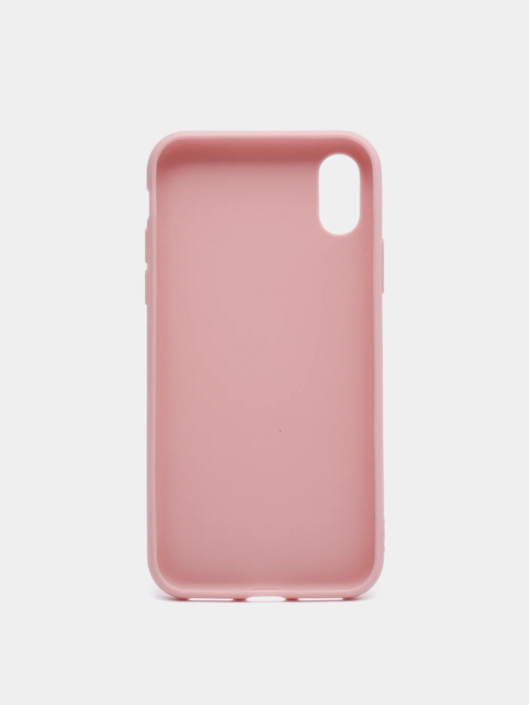 Коралловый меланж силиконовый чехол на iPhone X / iPhone XS / iPhone XR