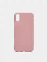Коралловый меланж силиконовый чехол на iPhone X / iPhone XS / iPhone XR