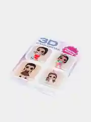 Карамельный 3d наклейка (3Д объемная наклейка) стикер на телефон, Лол, Бравел Старс, Хаги ваги Роблокс