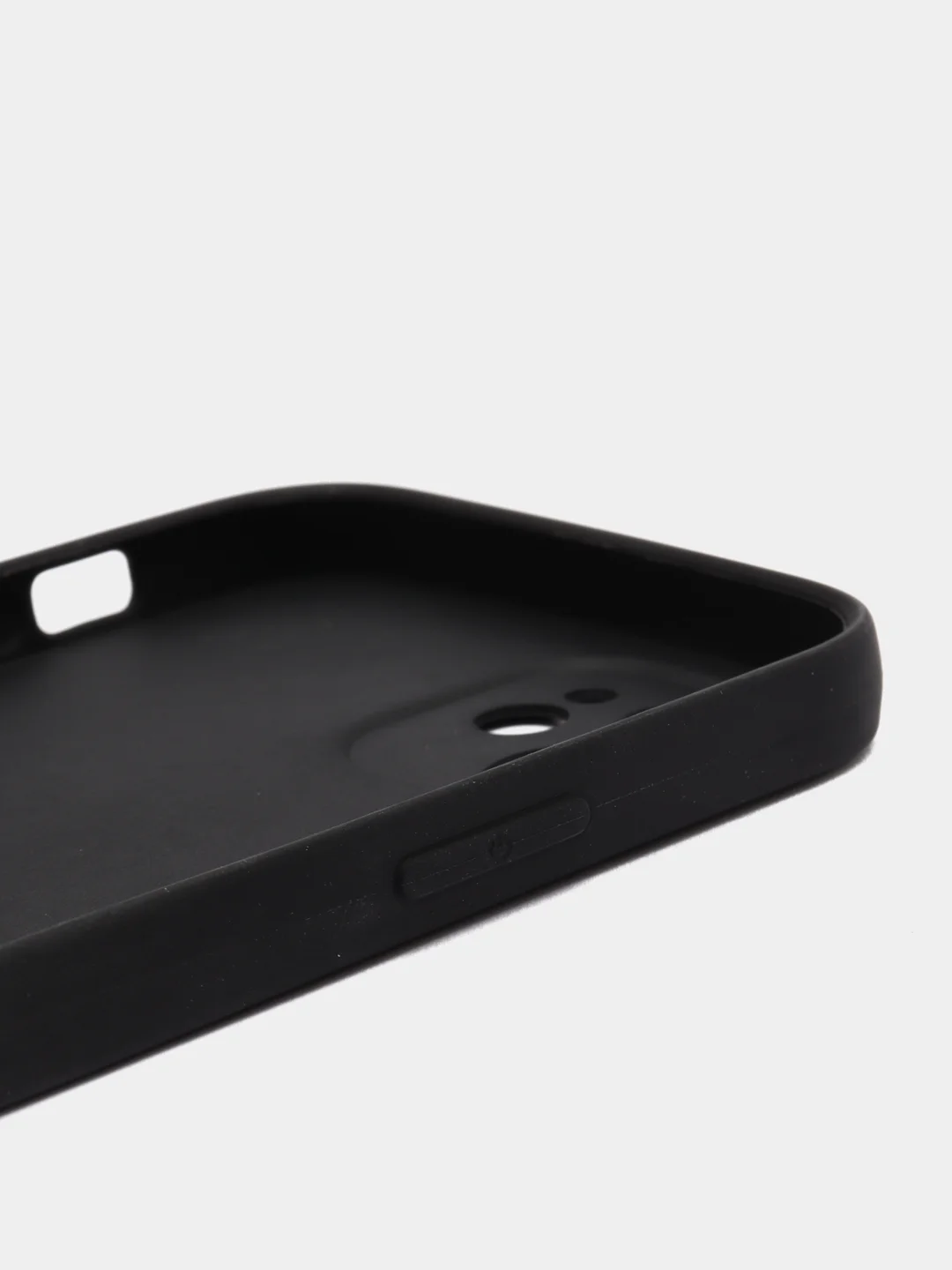 Черный чехол силиконовый для iPhone 11 / 12 Корги SiliconCase