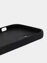 Черный чехол силиконовый для iPhone 11 / 12 Корги SiliconCase