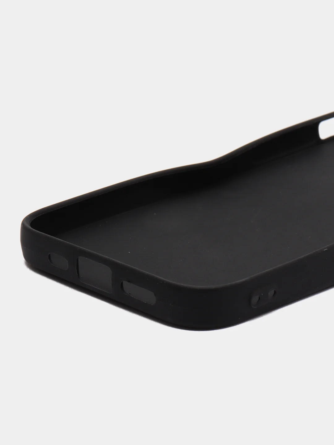 Черный чехол силиконовый для iPhone 11 / 12 Корги SiliconCase