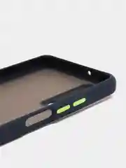 Темно-синий чехол для Huawei PSmart 2021 / Huawei Y7A / Enjoy 20 SE  матовый пластиковый