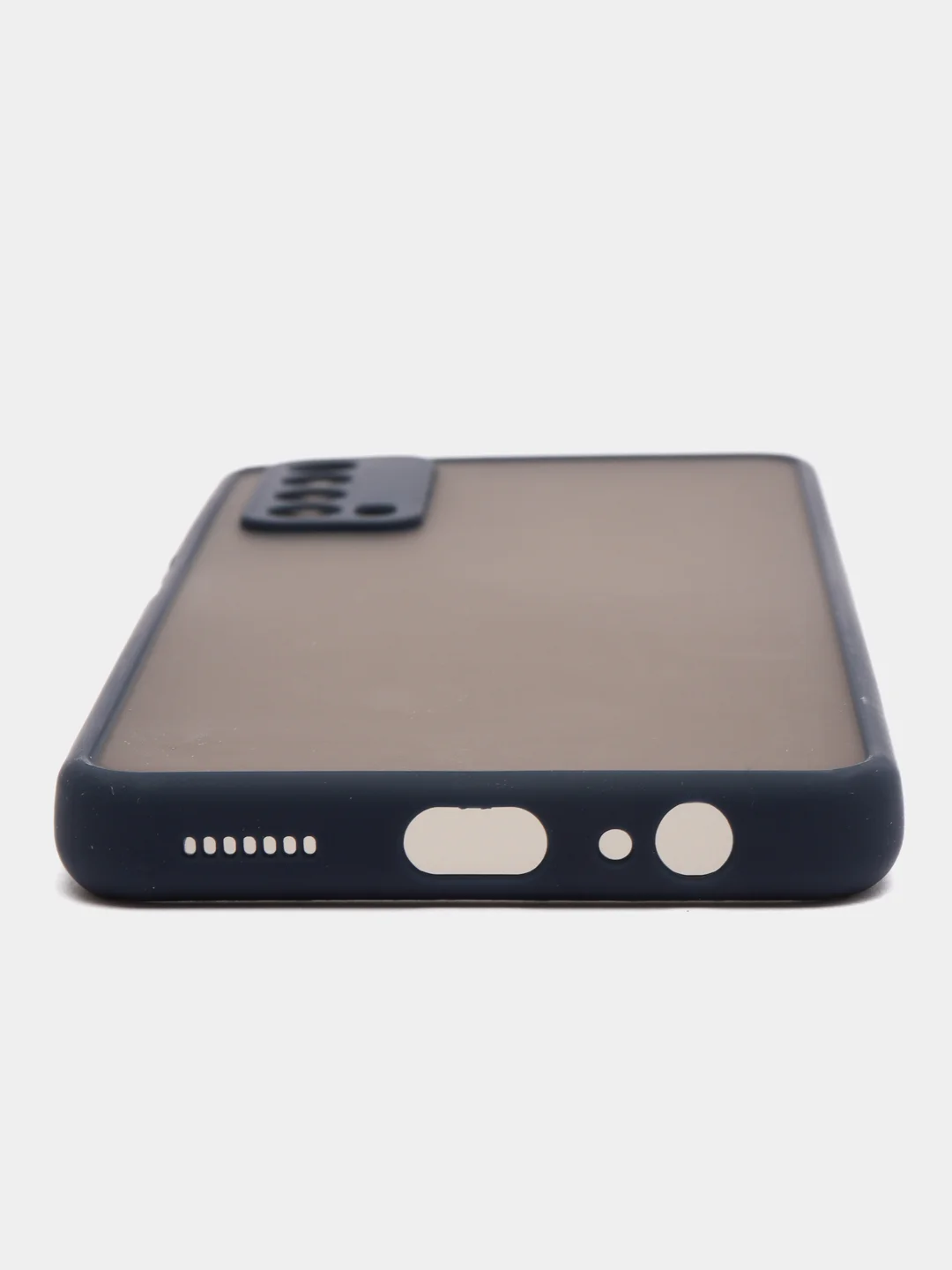 Темно-синий чехол для Huawei PSmart 2021 / Huawei Y7A / Enjoy 20 SE  матовый пластиковый
