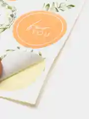 Наклейки на цветы и подарки With love
