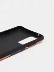 Зеленый силиконовый чехол с принтом для Samsung A03S, A22, A32, A52
