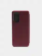 Багровый чехол-книжка для Honor 50 / Huawei Nova 9