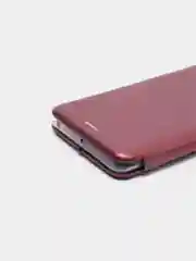 Багровый чехол-книжка для Honor 50 / Huawei Nova 9