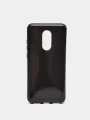 Черный силиконовый усиленный с блестками чехол Xiaomi Redmi 5