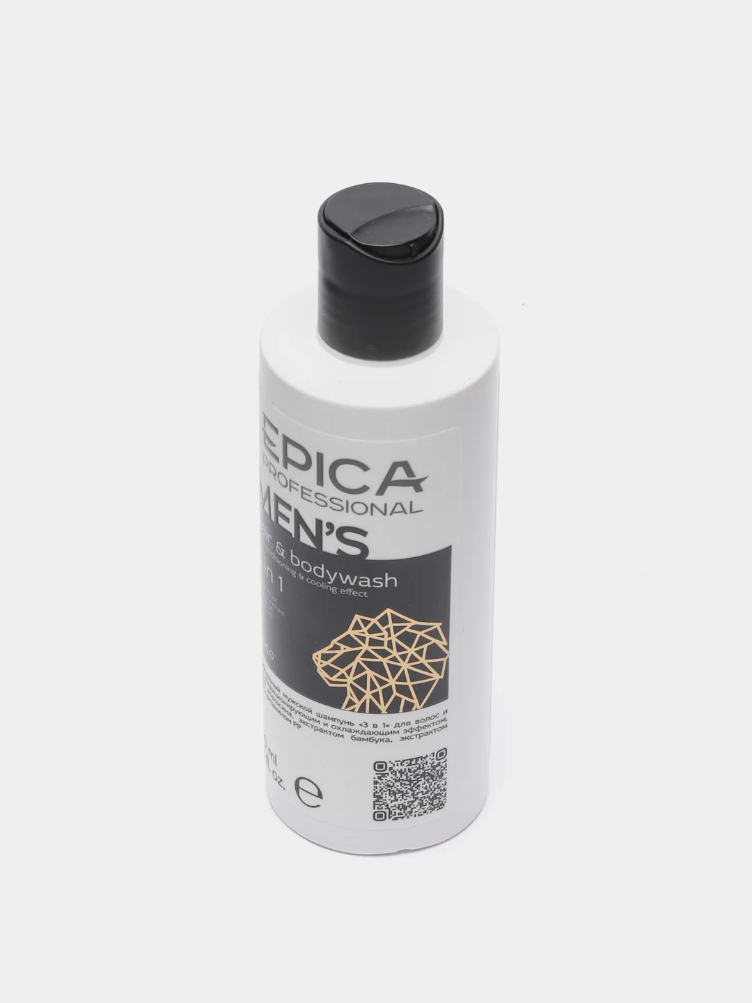 Универсальный мужской шампунь 3 в 1 для волос и тела Epica Professional