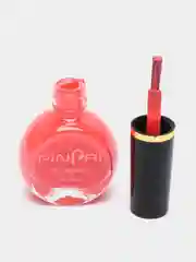 Розовый лак для ногтей стемпинг