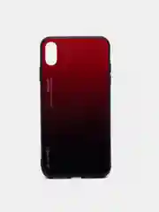 Красный чехол для iPhone XS Max, из закалённого стекла, 7 цветов