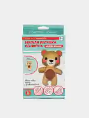 Коричневый набор для шитья Мягкая игрушка из фетра своими руками